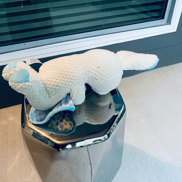 Kneeling Praying Bunny Rabbit Plush Toy - Picture 5 of 6